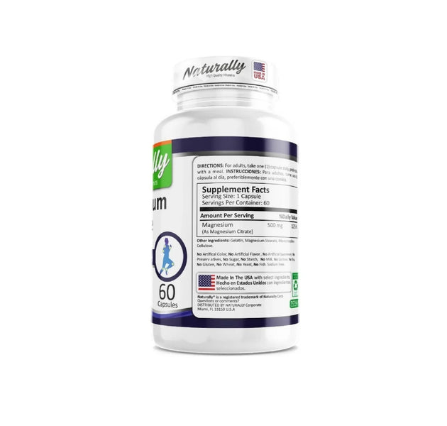 Magnesium citrate 100 tabletas Naturally