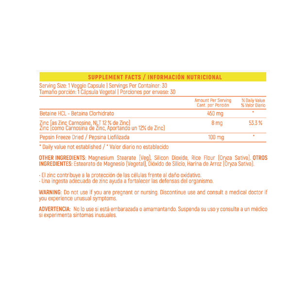 Peptidrol 30 capsulas Veggie