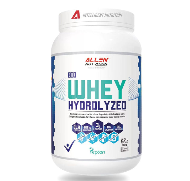 Proteína Bio Whey Hydrolyzed - 2.2 Libras Allen Nutrition