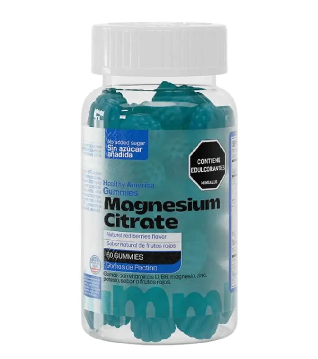 Citrato de Magnesio 60 Gomitas Healthy American