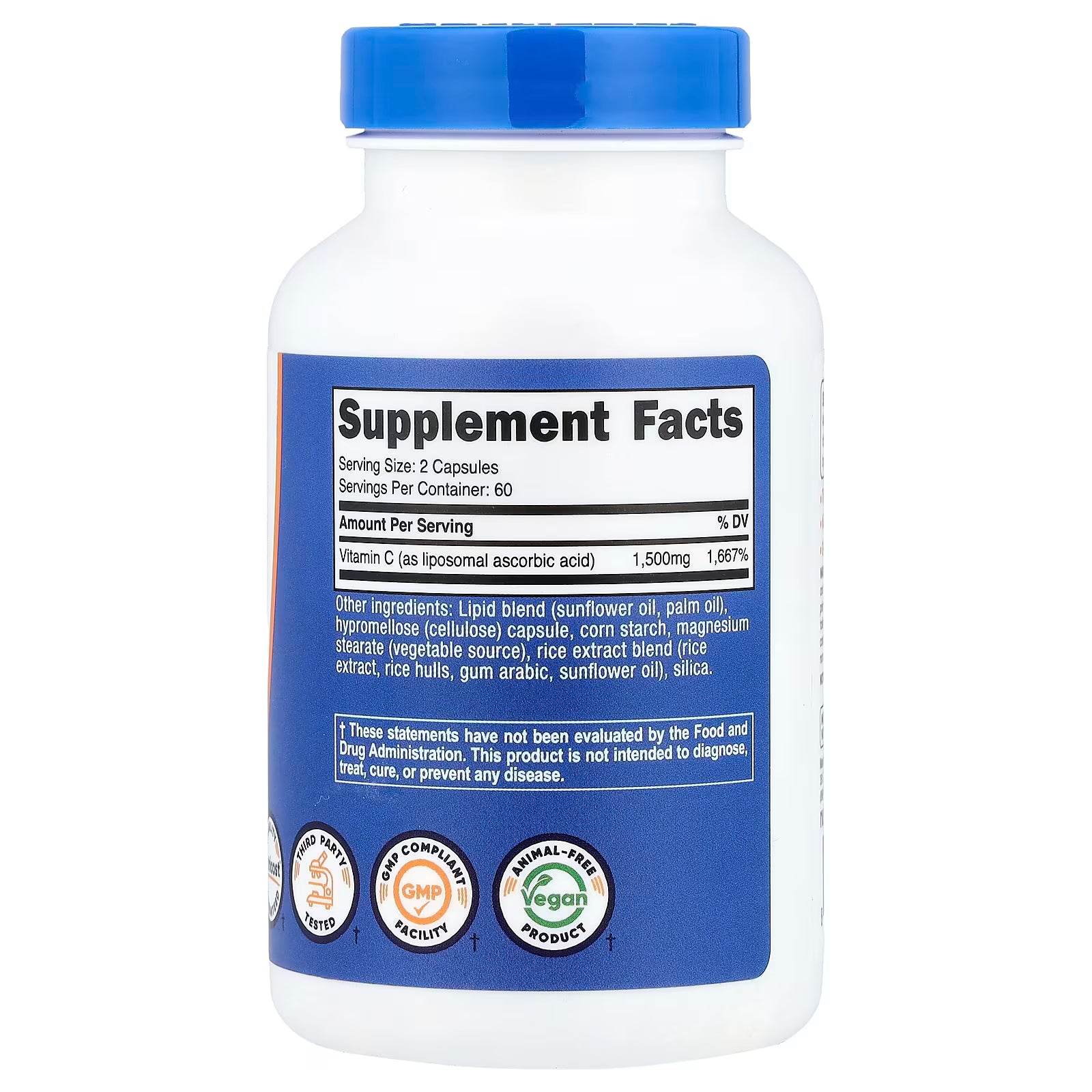 Liposomal Vitamina C 60 Capsulas