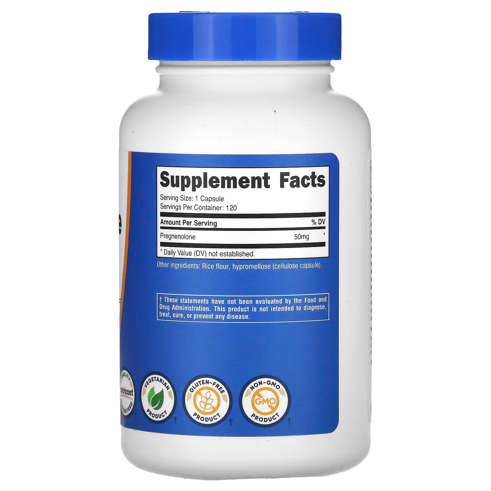 Pregnenolone 120 Capsulas Nutricost