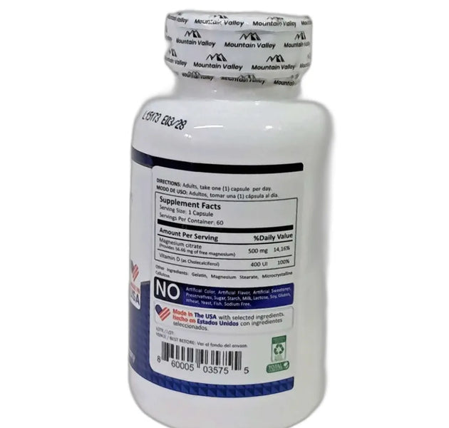 Magnesium citrate 100 tabletas Naturally