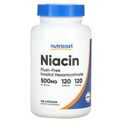 Niacin 120 Capsulas Nutricost