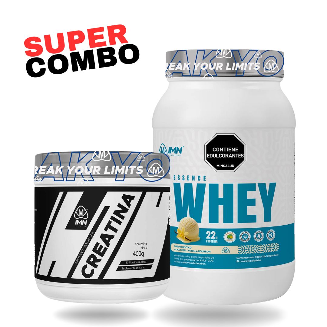 COMBO Creatina IMN + Proteína Essence Whey