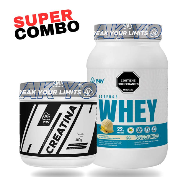 COMBO Creatina IMN + Proteína Essence Whey