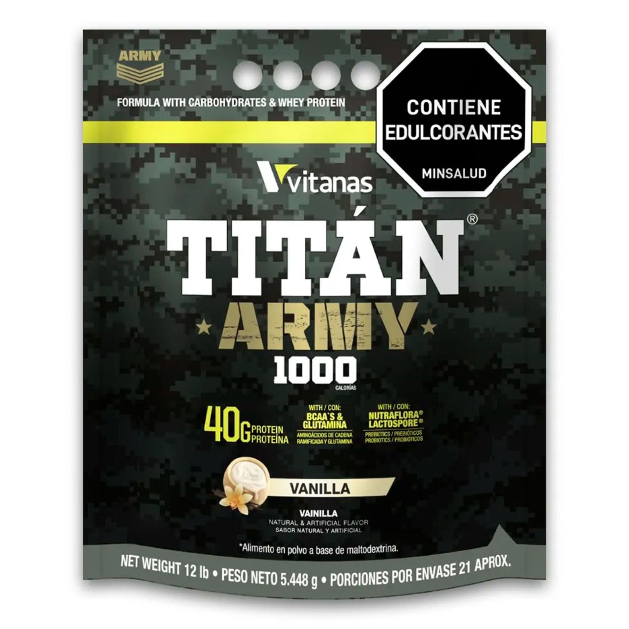 Proteína Titan Army 1000 - 12 Libras Vitanas