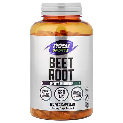 Beet Root Sports Nutricion 180 Capsulas NOW SPORTS