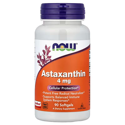 Astaxanthin 4 mg 90 Capsulas NOW