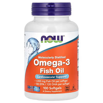 Omega-3 fish oil 100 Capsulas de NOW