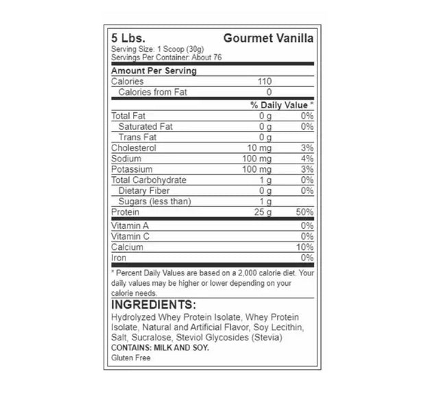 Proteína Iso 100 Hydrolyzed 5 Libras Dymatize