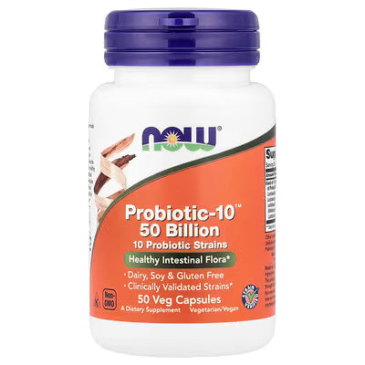 Probiotico- 10TM 50 Billion 50 Capsulas NOW