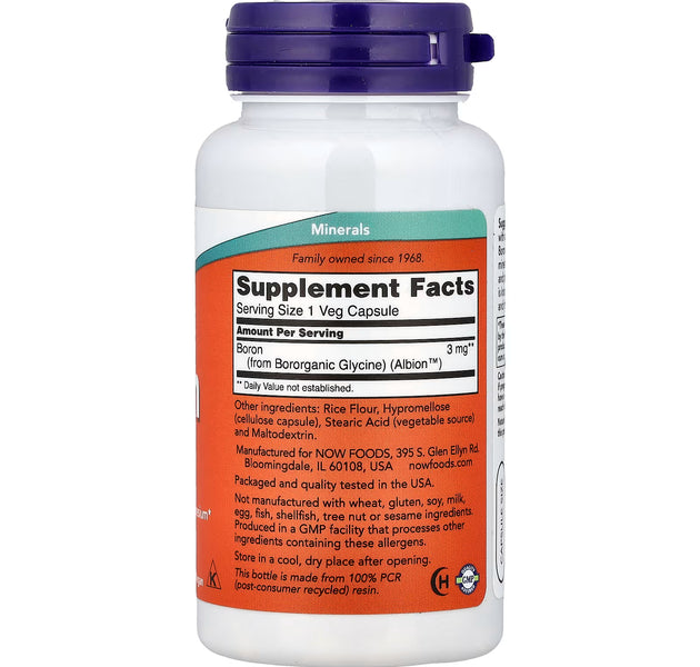 Boron 3mg 100 Capsulas now