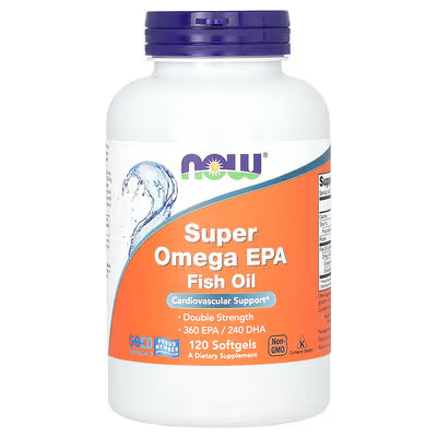 Super Omega EPA Fish Oil 120 Capsulas NOW
