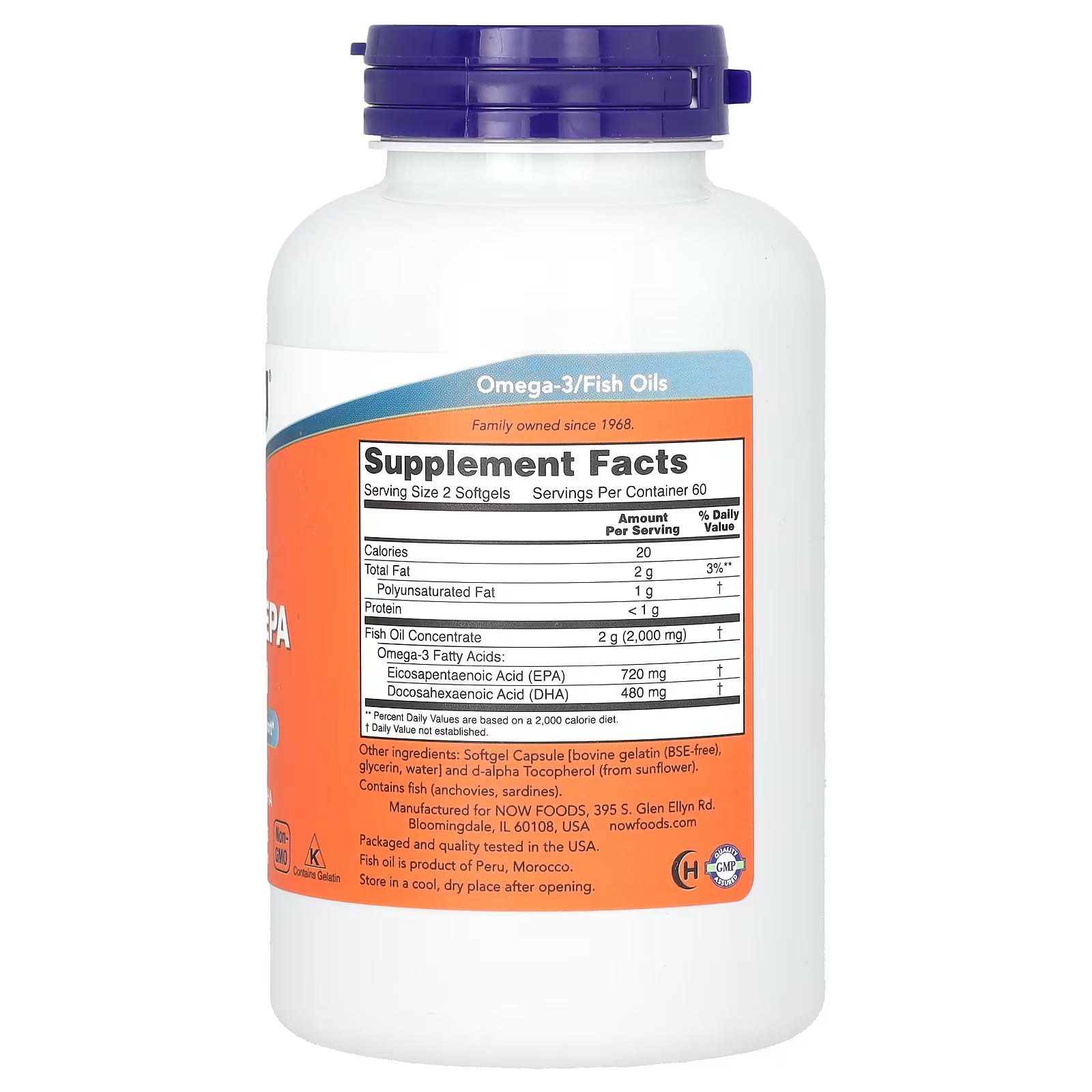 Super Omega EPA Fish Oil 120 Capsulas NOW