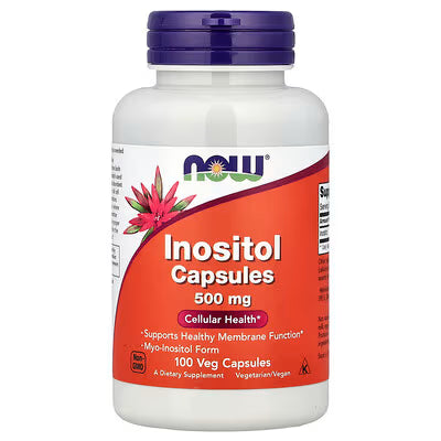 Inositol 500mg 100 Capsulas NOW