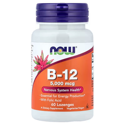 B-12 5000mcg 60 Capsulas NOW