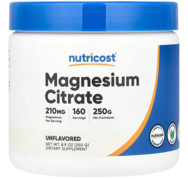 Magnesium Citrate 60 servicios Nutricost