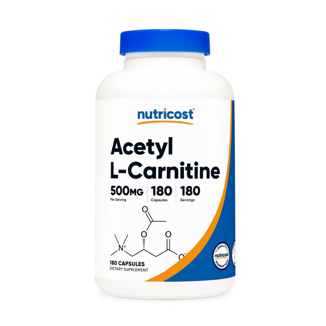 Acetyl L-Carnitina 180 Capsulas Nutricost