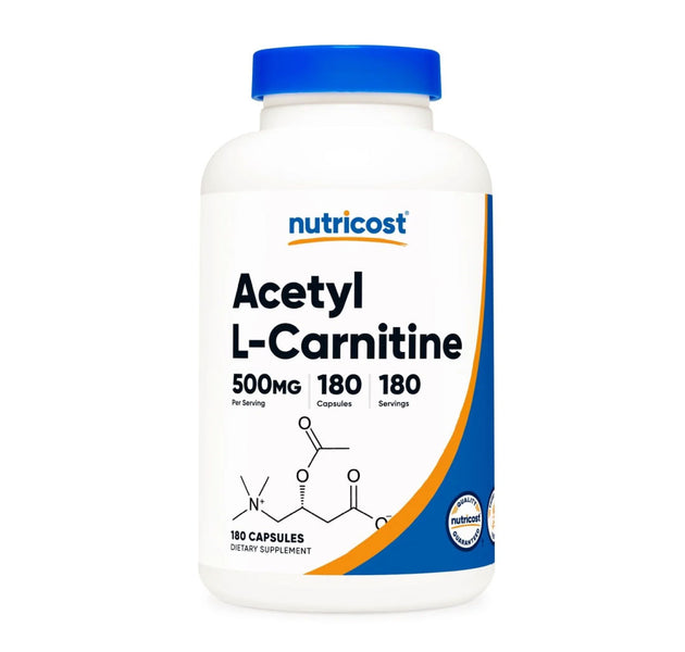 Acetyl L-Carnitina 180 Capsulas Nutricost