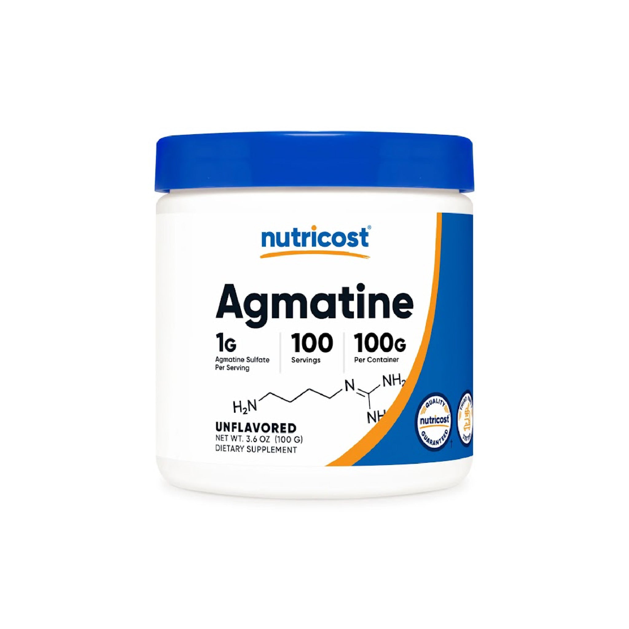 Agmatine 100 servicios- Nutricost