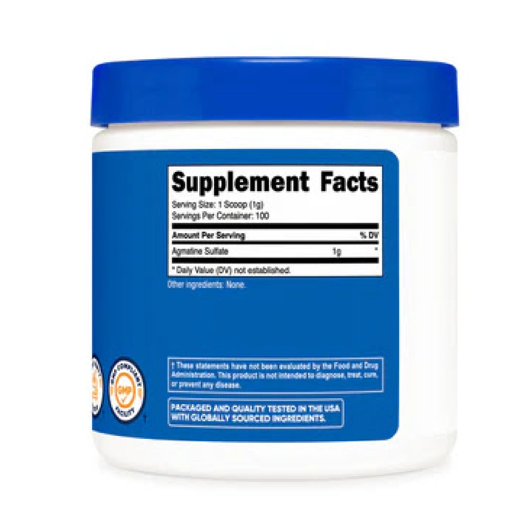 Agmatine 100 servicios- Nutricost