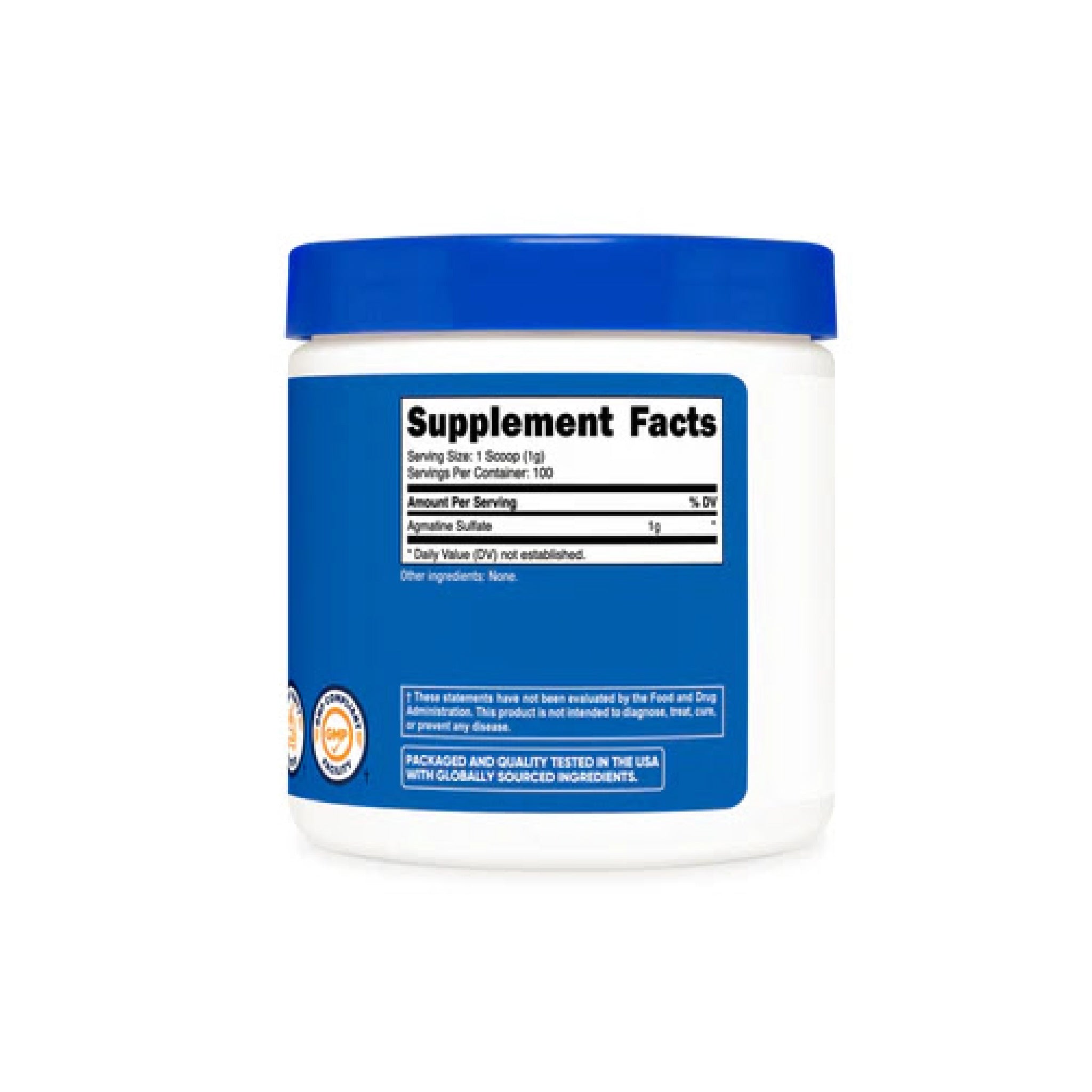 Agmatine 100 servicios- Nutricost