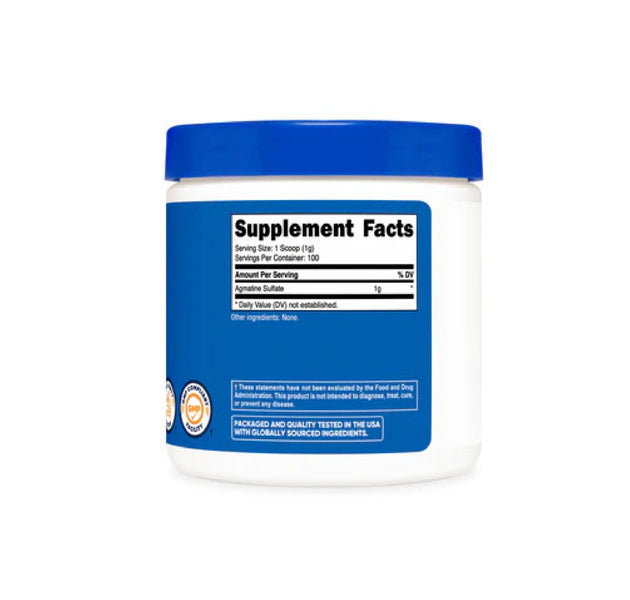 Agmatine 100 servicios- Nutricost