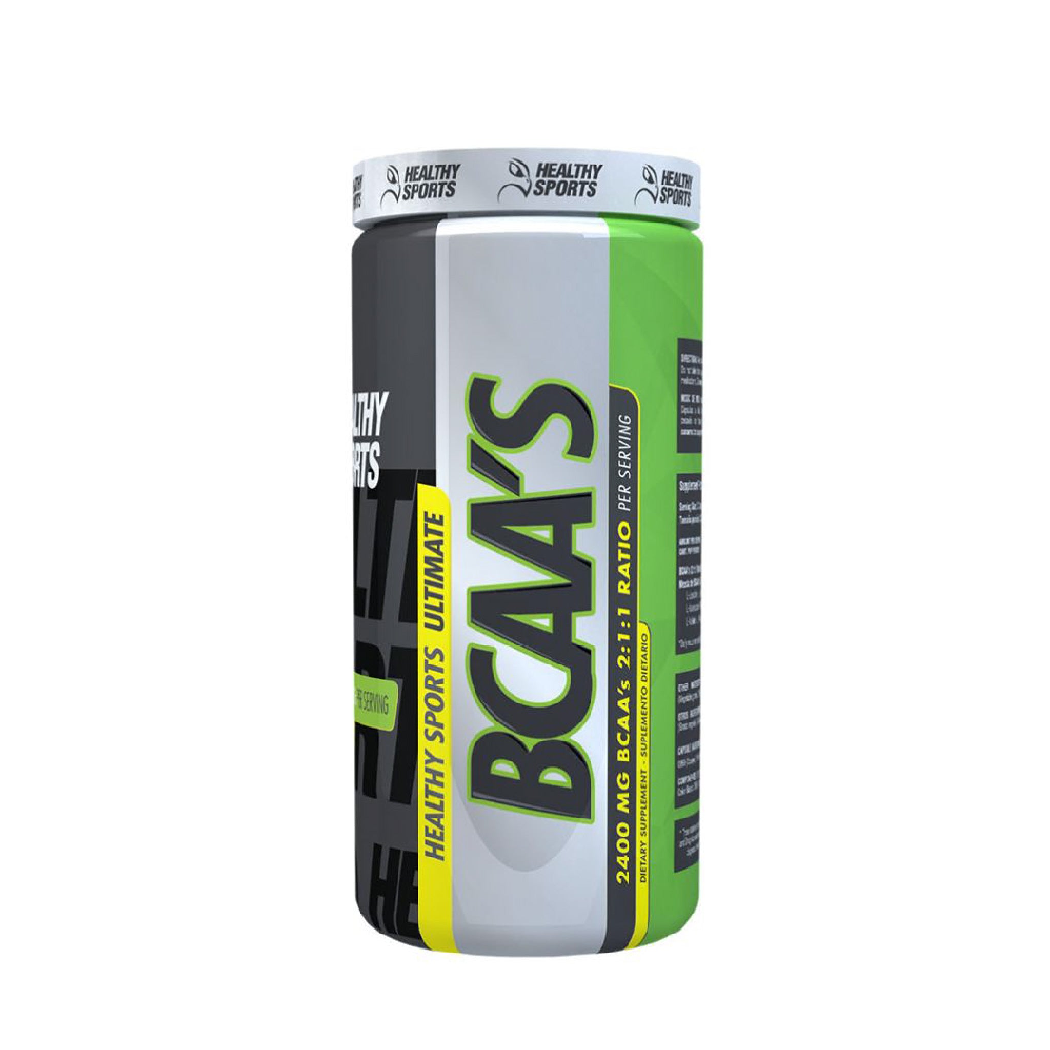 BCAA'S 2400 mg 90 Cápsulas Healthy Sports