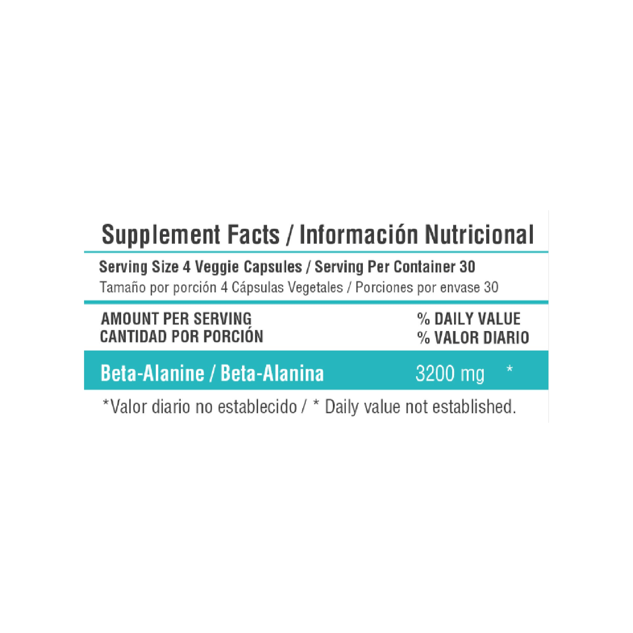 BETA-ALANINE 3200mg Healthy Sports