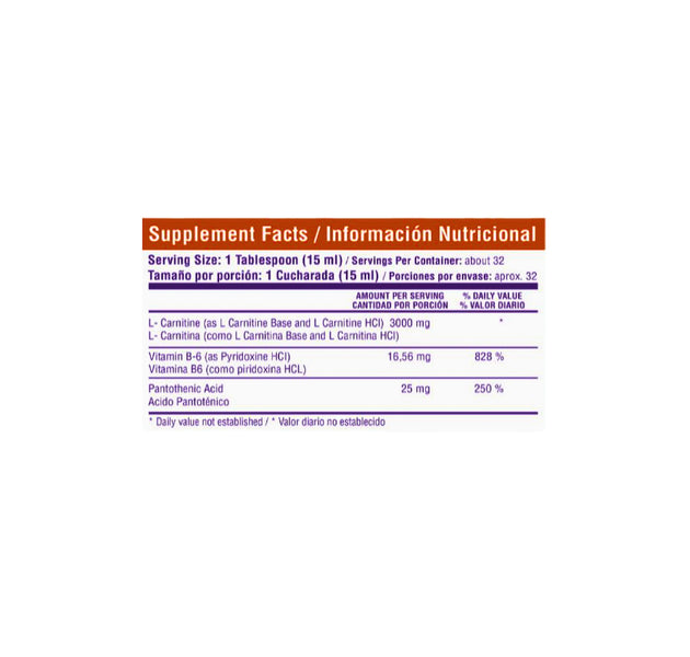 L carnitine 3000 mg Liquid Healthy Sports