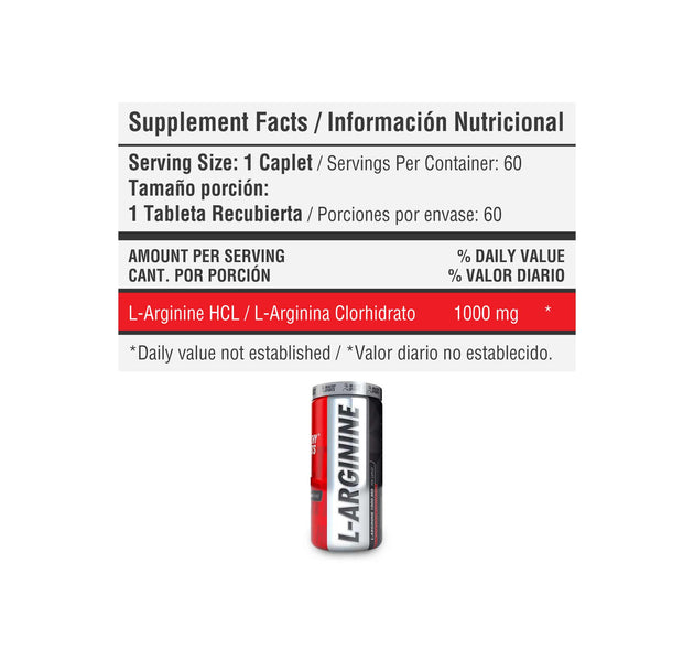 L Arginine 1000 mg Healthy Sports