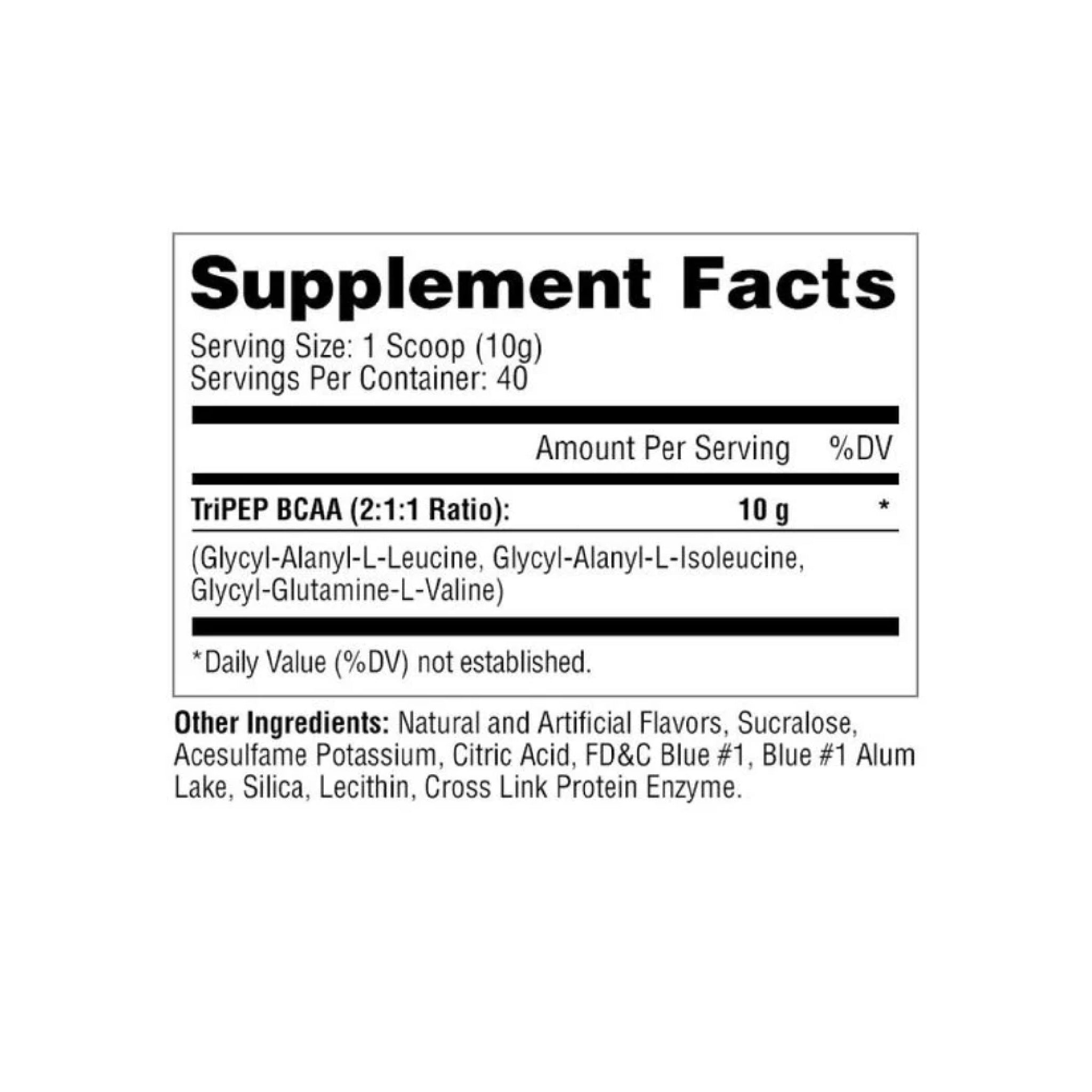Aminoácido Tri-Pep 40 Servicios Metabolic Nutrition