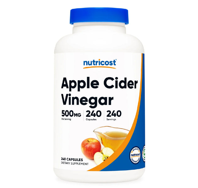 Vinagre De Sidra De Manzana 240 Capsulas Nutricost