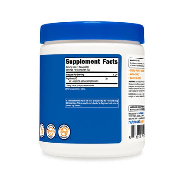 Arginine AKG 100 servicios Nutricost