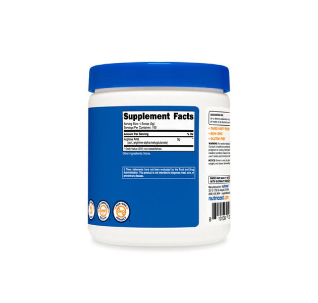 Arginine AKG 100 servicios Nutricost