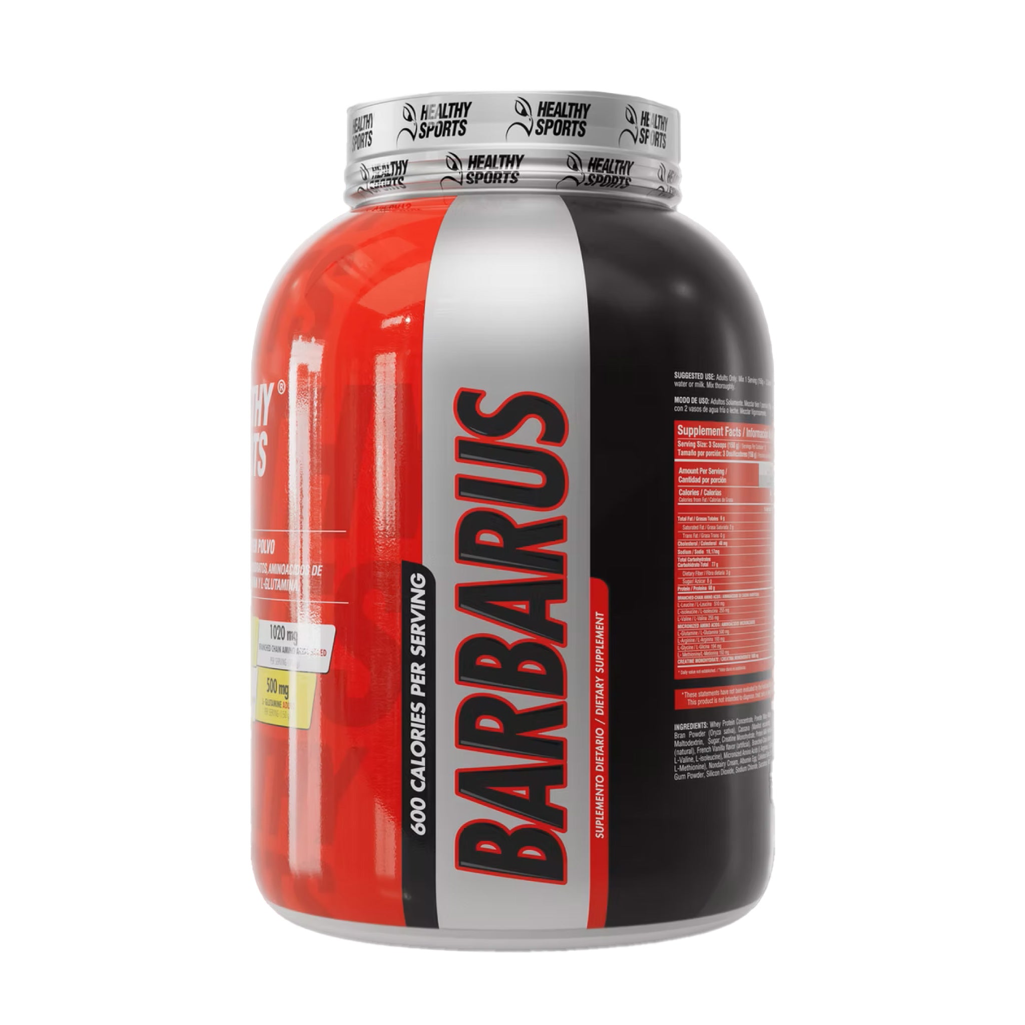 Proteína Hipercalórica Barbarus 4Lb Healthy Sports