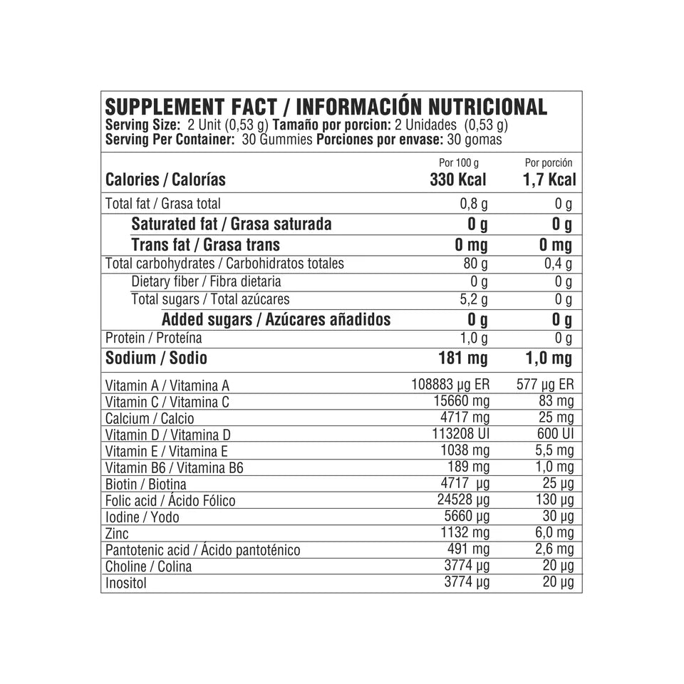 Gomitas B Complex Healthy America 60 Gomas