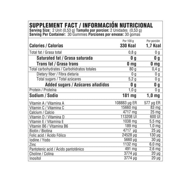 Gomitas B Complex Healthy America 60 Gomas