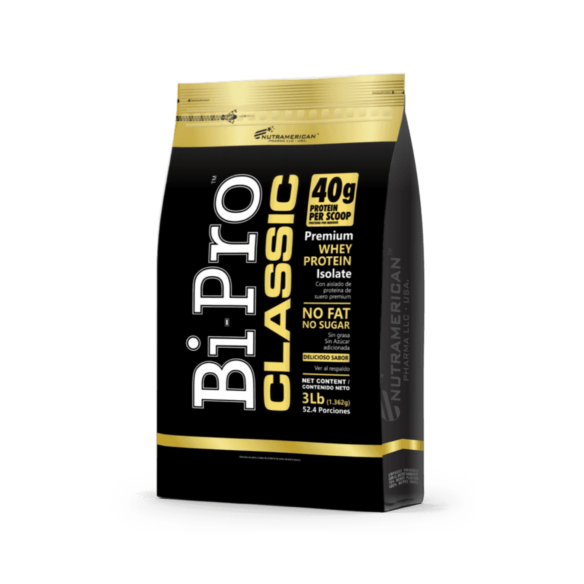 Proteína Bi-pro Classic 3 Libras Nutramerican Pharma