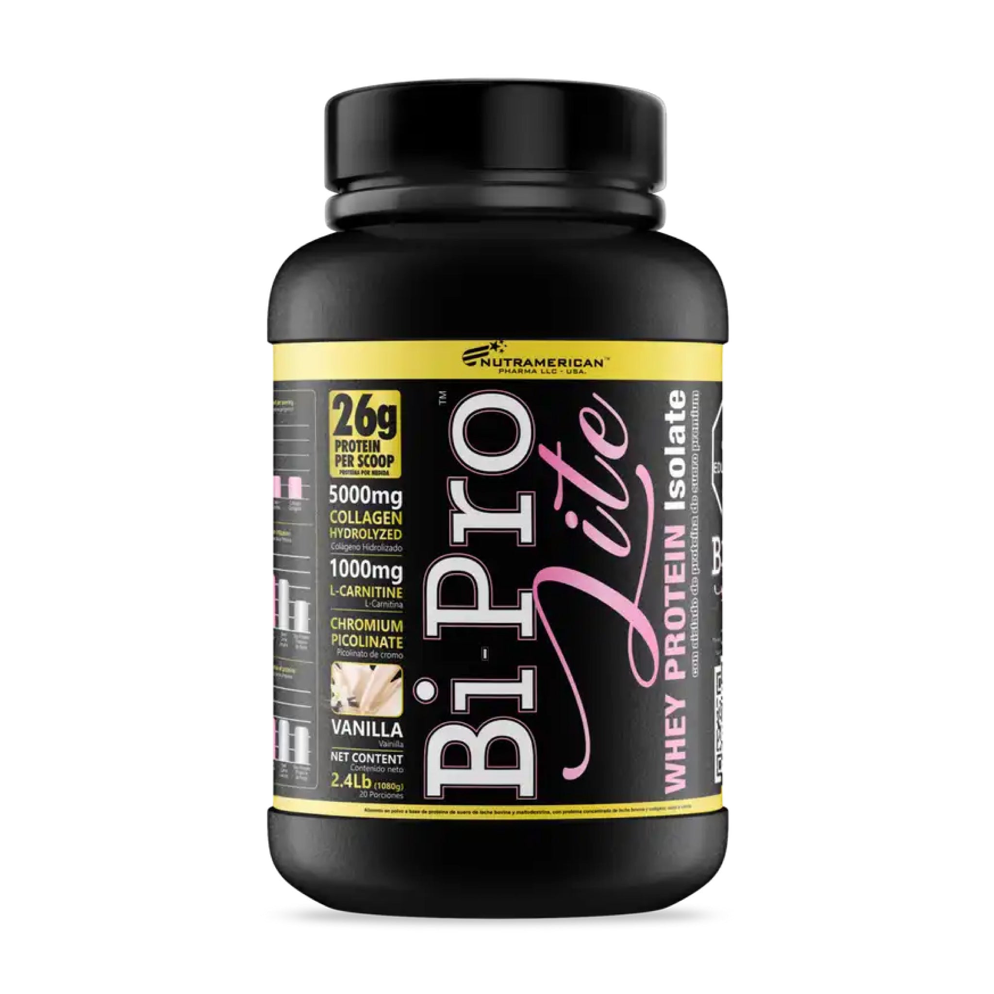 Proteína Bi-pro Lite 2 Libras Nutramerican Pharma