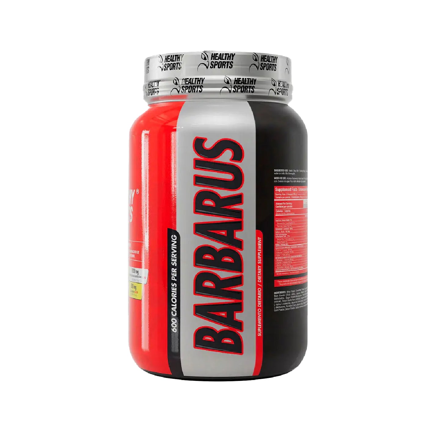 Proteína Hipercalórica Barbarus 2 Libras Healthy Sports