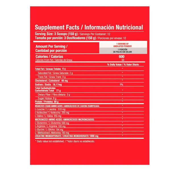 Proteína Hipercalórica Barbarus 4Lb Healthy Sports