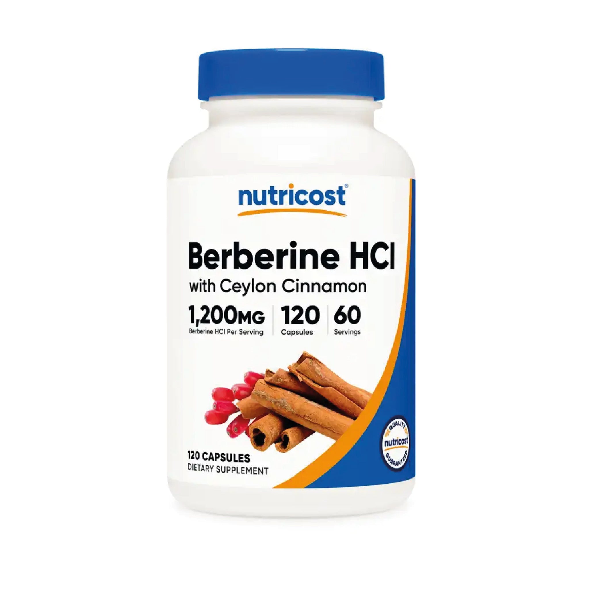 Berberine HCL 120 Capsulas Nutricost