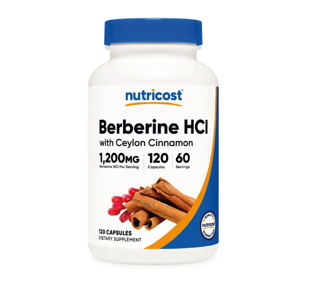 Berberine HCL 120 Capsulas Nutricost