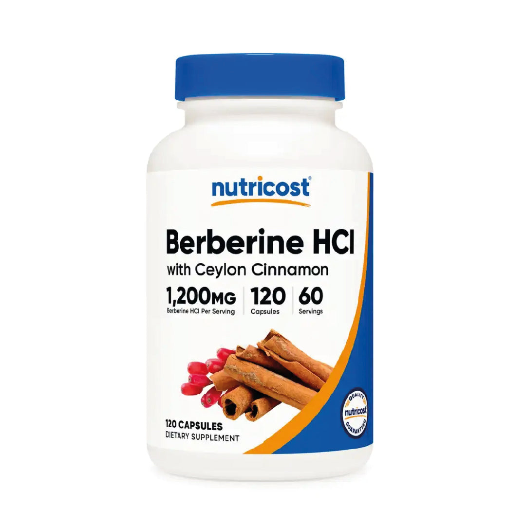 Berberine HCL 120 Capsulas Nutricost