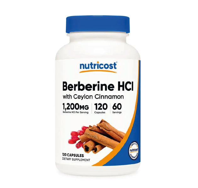 Berberine HCL 120 Capsulas Nutricost