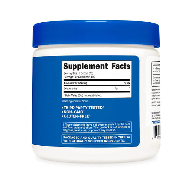 Beta-Alanine 100 Servicios Nutricost