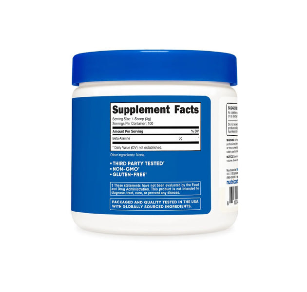 Beta-Alanine 100 Servicios Nutricost