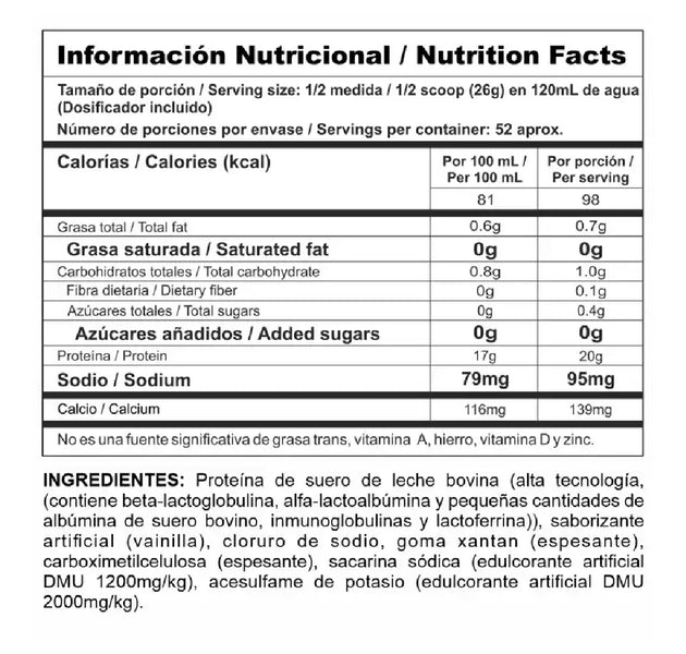 Proteína Bi-pro Classic 3 Libras Nutramerican Pharma